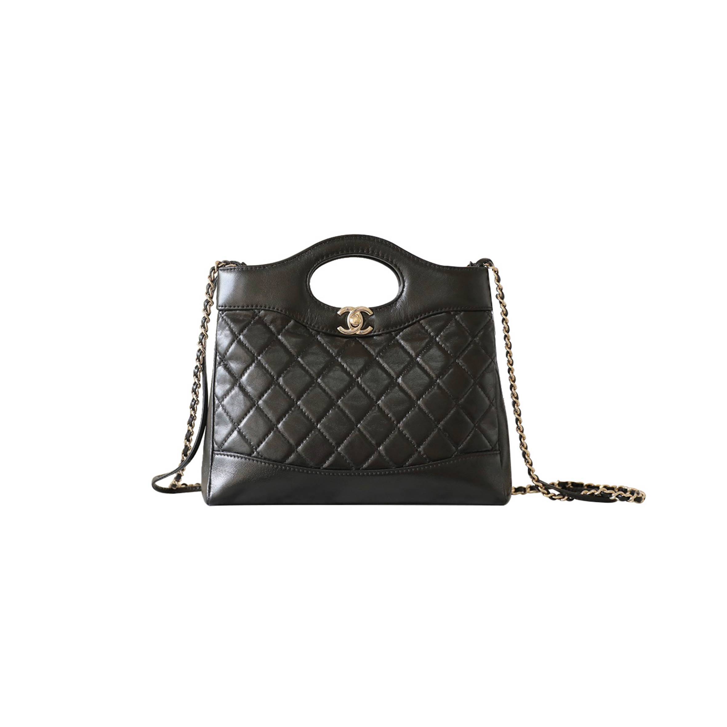 CHANEL MASTER 24S BLACK GOLD 31BAGMINI ANGUS (23.5*22*5.5cm)